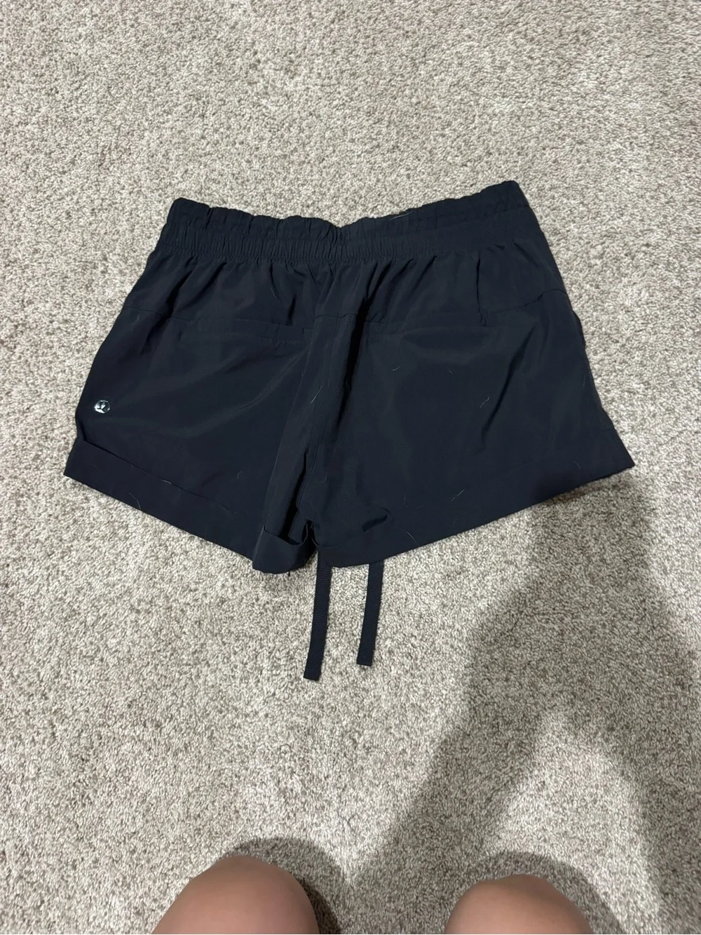 lululemon athletica Black Athletic Drawstring Shorts